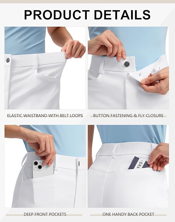 Women's Shorts Stretchy Lightweight Outdoor Hiking Shorts with Pockets Shorts for Women Casual Summer