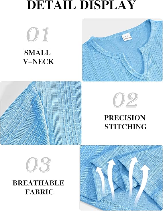 Men's V Neck T Shirts Short Sleeve Summer Casual Stylish Fitted Stretch Tees for Men