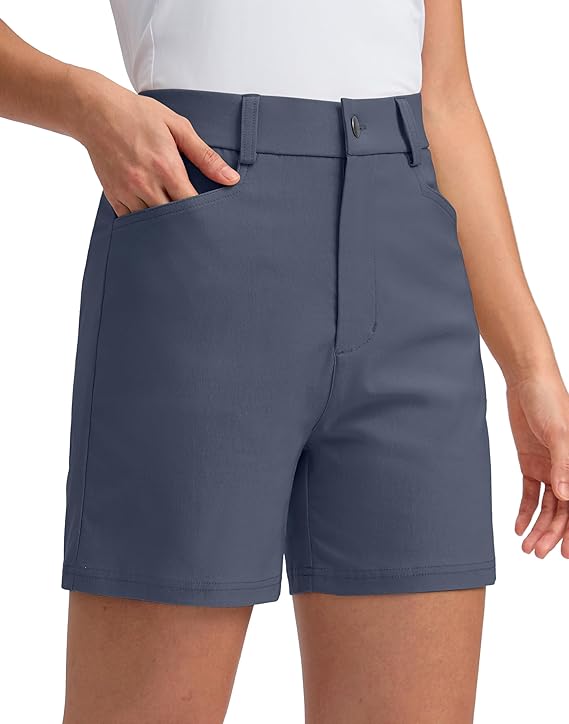 Women's Shorts Stretchy Lightweight Outdoor Hiking Shorts with Pockets Shorts for Women Casual Summer